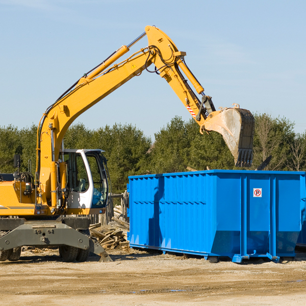 can i choose the location where the residential dumpster will be placed in Hiawatha West Virginia